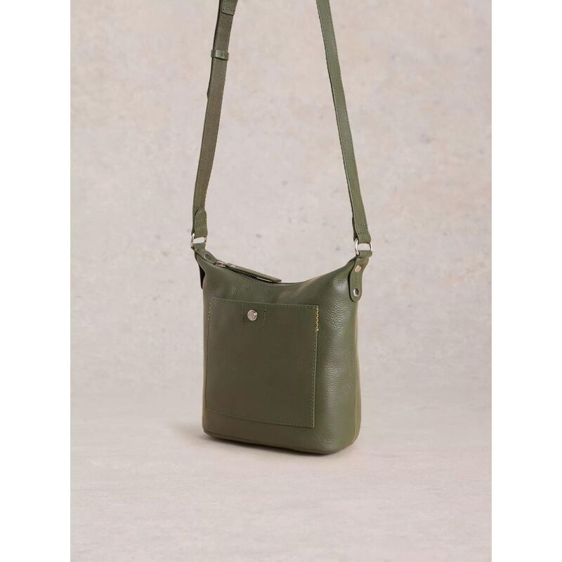White Stuff Mini Fern Leather Crossbody image number 3